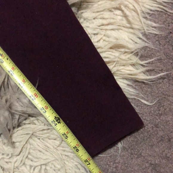 aerie”chill play move”Legging-Burgundy-Thicker Cotton Like-EUC-Normal Rise-Sz s - Picture 9 of 10